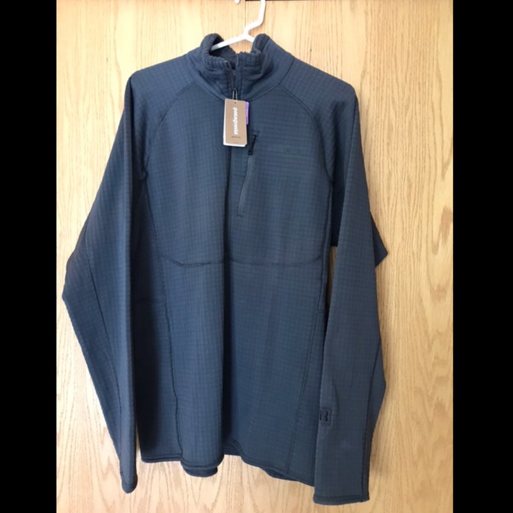 Patagonia Men's R1® Fleece Pullover - Gray Large